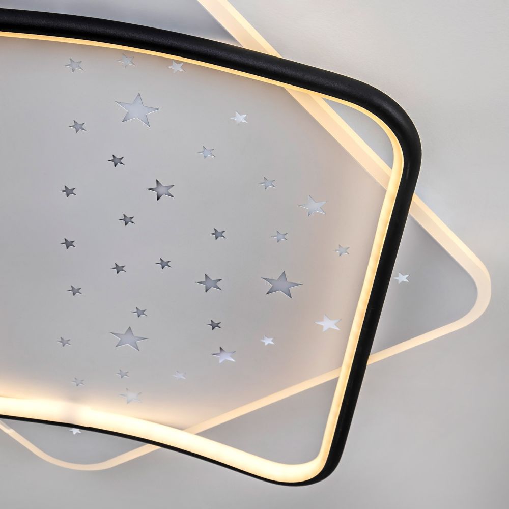 Потолочный светильник LED4U L1037-520 BK Потолочный светильник LED4U L1037-520 BK