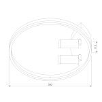 Потолочная люстра Eurosvet Luminari 90247/3 черный/золото Smart