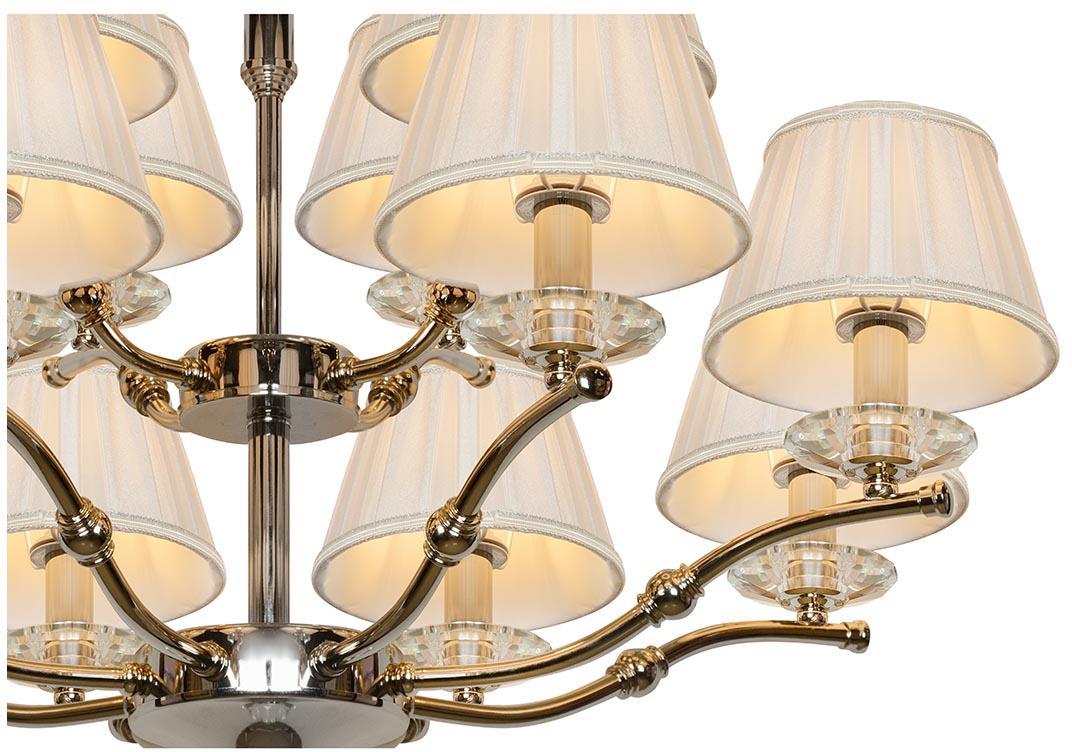 Подвесная люстра iLamp Vivaldi 85125/8+4 CR Подвесная люстра iLamp Vivaldi 85125/8+4 CR