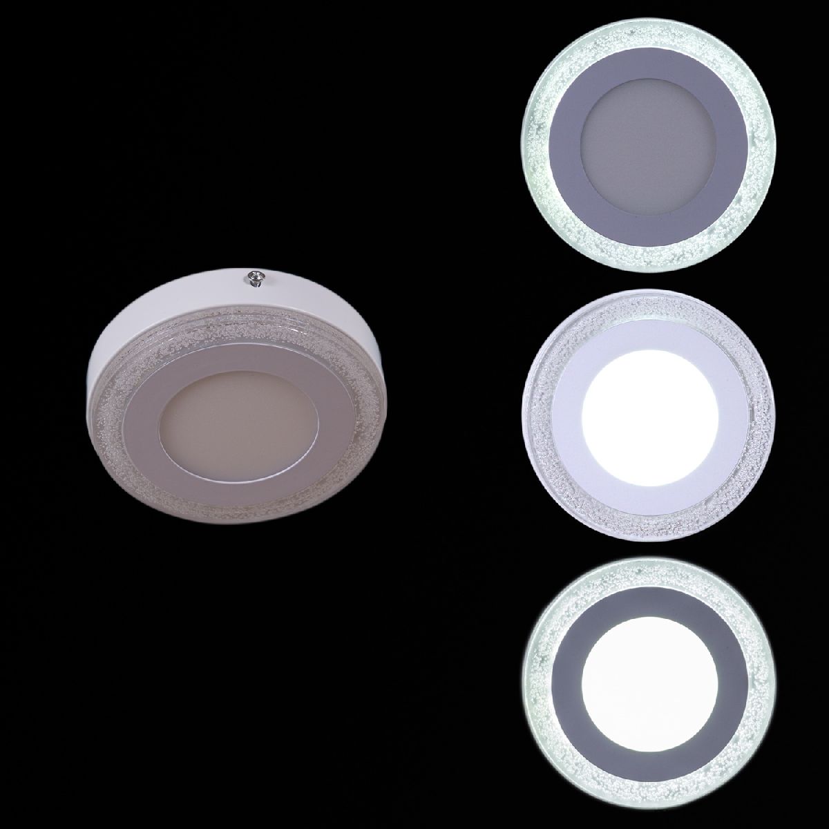 Потолочный светильник Reluce 64063-9.5-001QPM LED6+3W WHITE Потолочный светильник Reluce 64063-9.5-001QPM LED6+3W WHITE