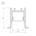 Профиль Arlight SL-COMFORT 031770