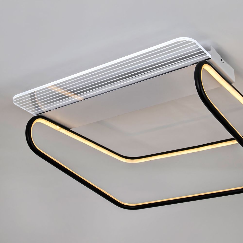 Потолочный светильник LED4U L1046-500 BK Потолочный светильник LED4U L1046-500 BK