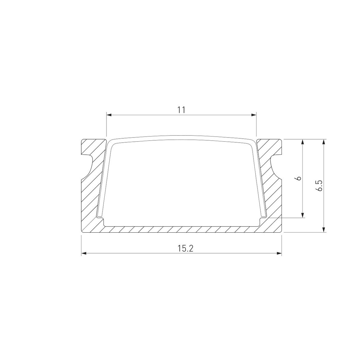Накладной алюминиевый профиль для светодиодной ленты Elektrostandard LL-2-ALP006 4690389170447 Накладной алюминиевый профиль для светодиодной ленты Elektrostandard LL-2-ALP006 4690389170447
