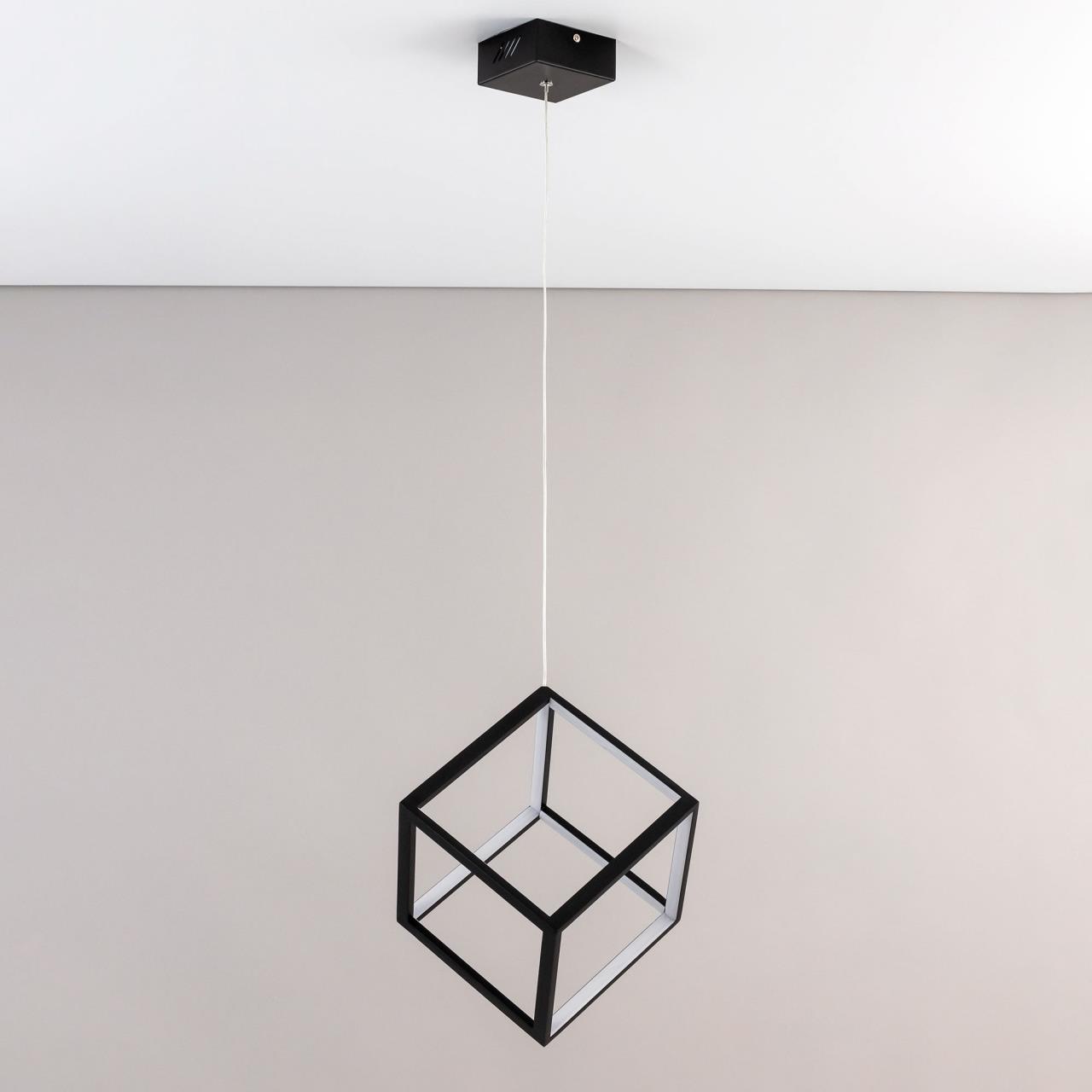 Подвесной светодиодный светильник Citilux Куб CL719201 Подвесной светодиодный светильник Citilux Куб CL719201