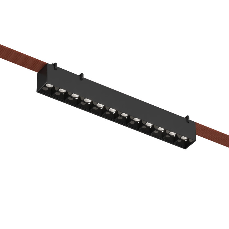 Трековый однофазный светильник Denkirs Belty grill DK5670-BK Трековый однофазный светильник Denkirs Belty grill DK5670-BK