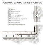 Терморегулятор Werkel электромеханический для теплого пола серебряный W1151106 4690389156021