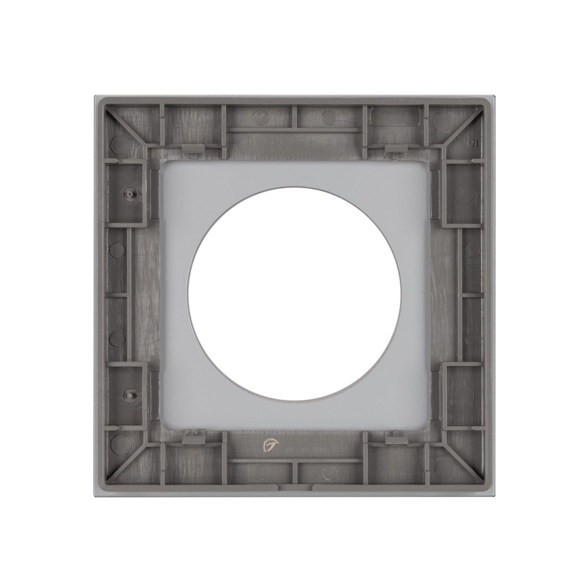 Рамка стеклянная на 1 пост Arlight FRM-GLARE-GC-1-GR 043834 Рамка стеклянная на 1 пост Arlight FRM-GLARE-GC-1-GR 043834