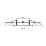Встраиваемый светильник Lightstar Lega16 011945