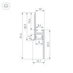 Профиль Arlight PLINTUS-FANTOM-BENT-H20-SIDE-2000 BLACK 043673(1)