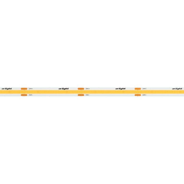 Светодиодная лента Arlight COB-X480-8mm 24V Warm3500 (8 W/m, IP20, CSP, 5m) 044575