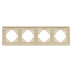 Рамка на 4 поста алюминиевая Arlight FRM-AKIRY-AL-4-GD 049733