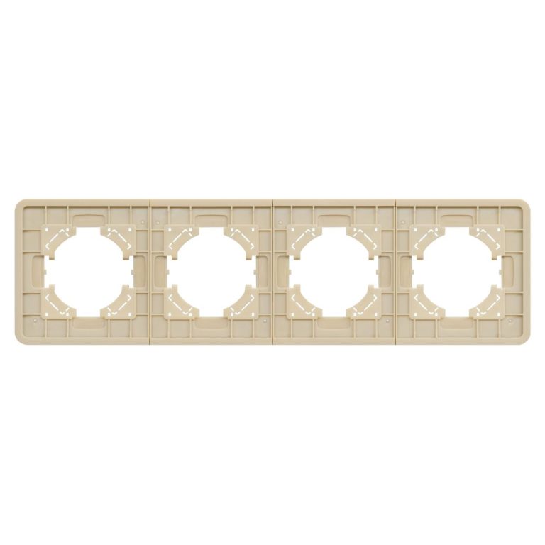 Рамка на 4 поста стеклянная Arlight FRM-OMALI-GS-4-GD 049703