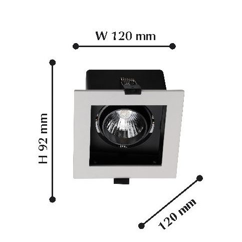 Встраиваемый светодиодный светильник Favourite Flashled 1988-1C Встраиваемый светодиодный светильник Favourite Flashled 1988-1C