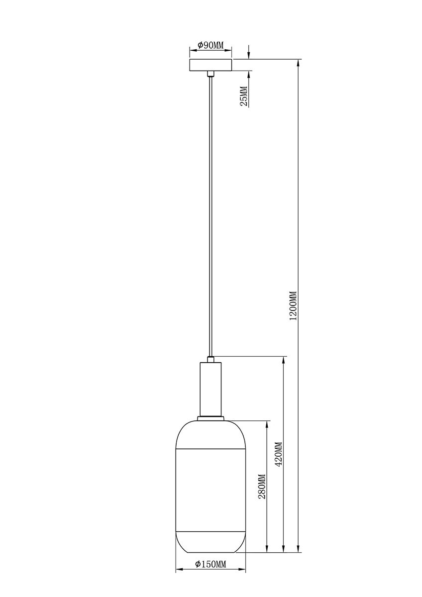 Подвесной светильник Moderli Martin V2890-1P Подвесной светильник Moderli Martin V2890-1P