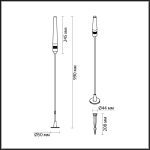 Ландшафтный светильник Odeon Light Canna 7020/4GA