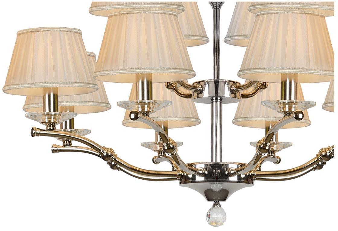 Подвесная люстра iLamp Vivaldi 85125/8+4 CR Подвесная люстра iLamp Vivaldi 85125/8+4 CR