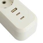Удлинитель 4-местный с/з с выключателем Stekker Home HM071-41-05 50141