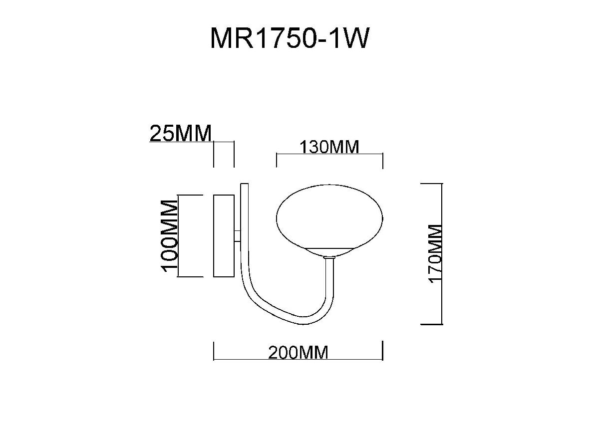 Бра MyFar Scott MR1750-1W Бра MyFar Scott MR1750-1W