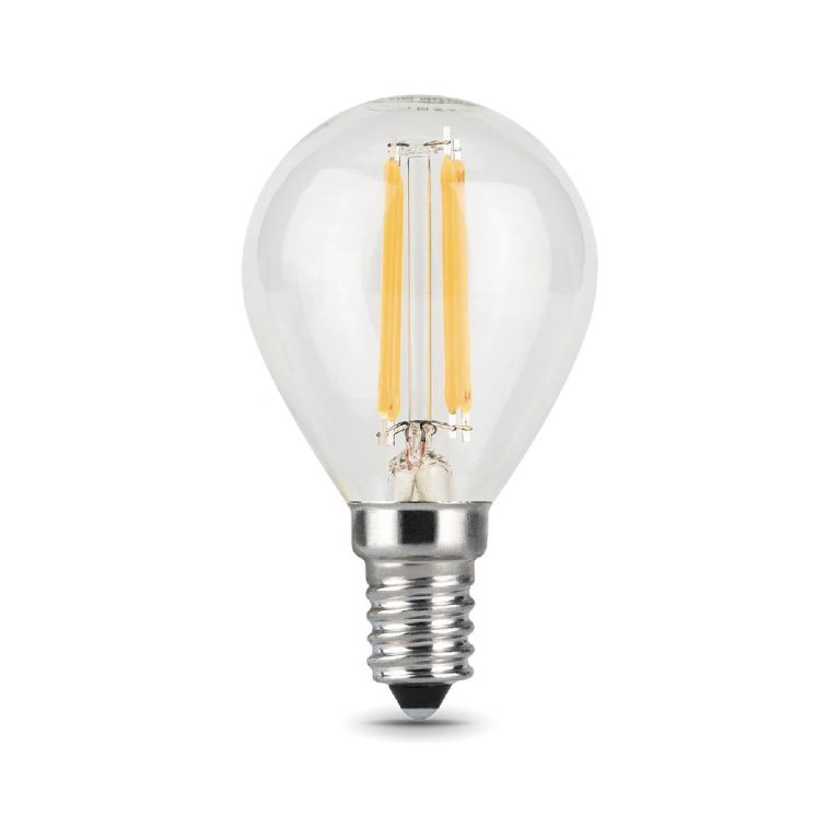 Лампа светодиодная филаментная Gauss E14 11W 2700К прозрачная 105801111