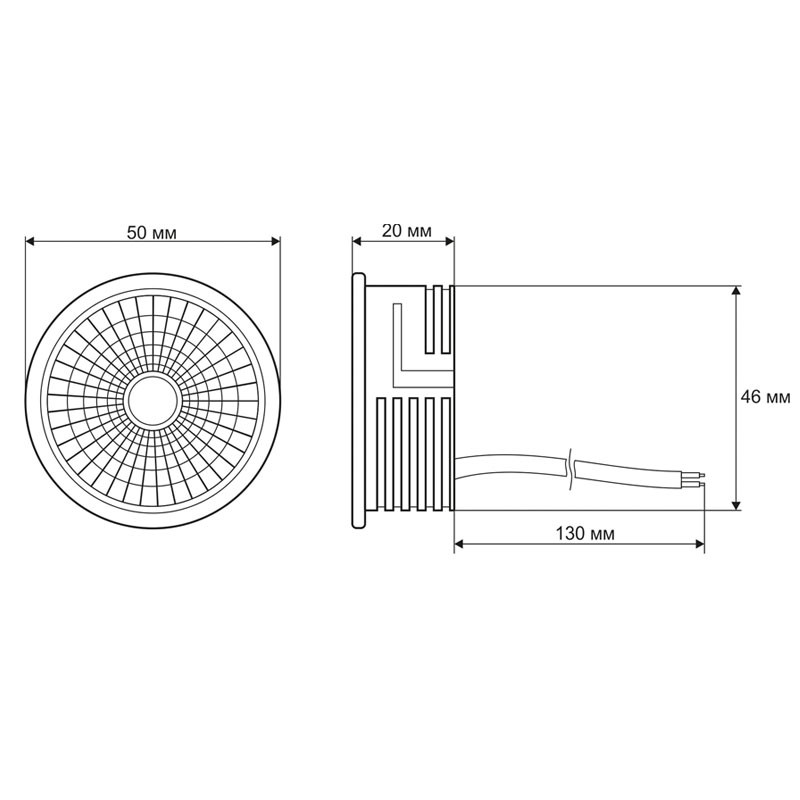 Светодиодный модуль Denkirs DK3000-5W Светодиодный модуль Denkirs DK3000-5W
