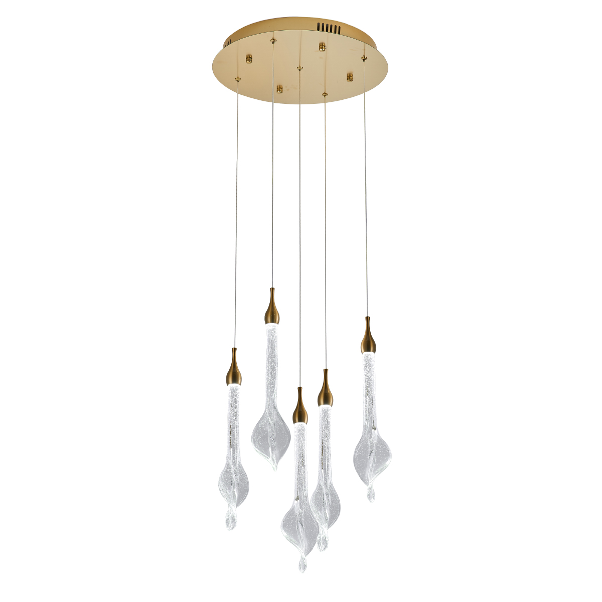 Подвесной светильник Delight Collection OD2433-5 gold/clear Подвесной светильник Delight Collection OD2433-5 gold/clear