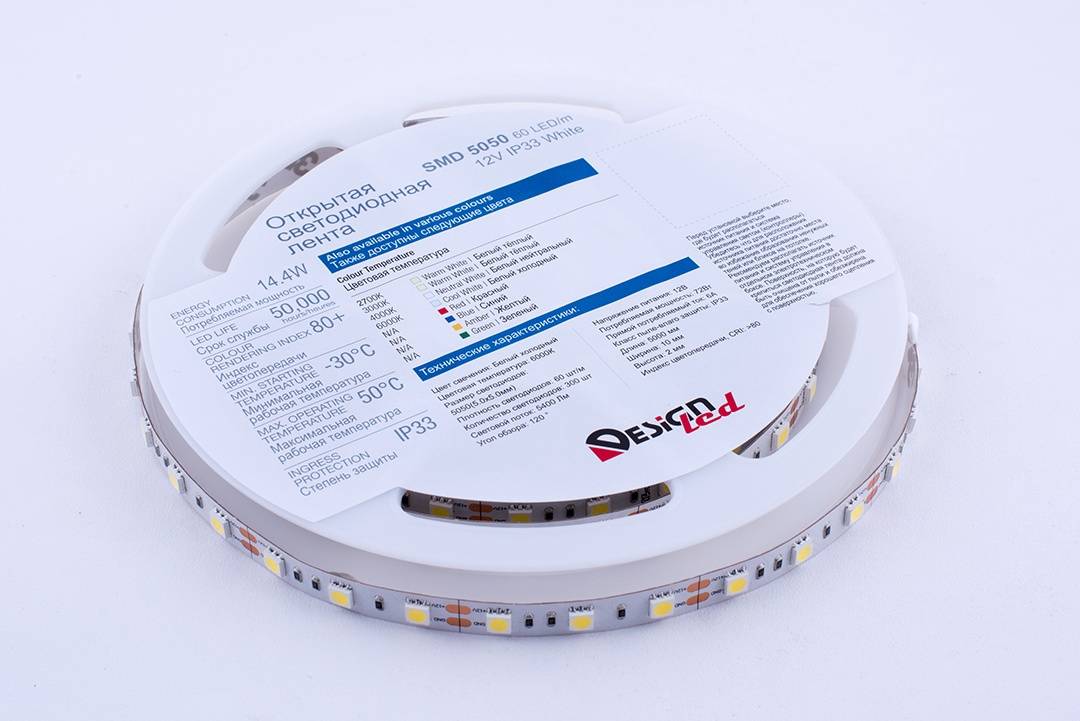 Светодиодная лента DesignLed DSG560-12-W-33 000513 Светодиодная лента DesignLed DSG560-12-W-33 000513