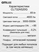 Потолочная люстра Citilux Стратус Смарт CL732A520G