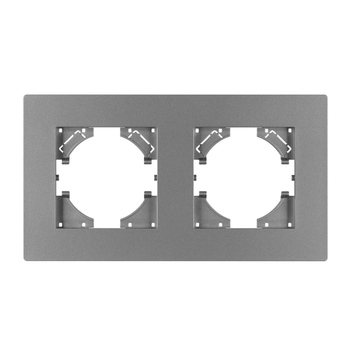 Рамка на 2 поста пластиковая Arlight FRM-PERIO-PL-2-GR 049752 Рамка на 2 поста пластиковая Arlight FRM-PERIO-PL-2-GR 049752