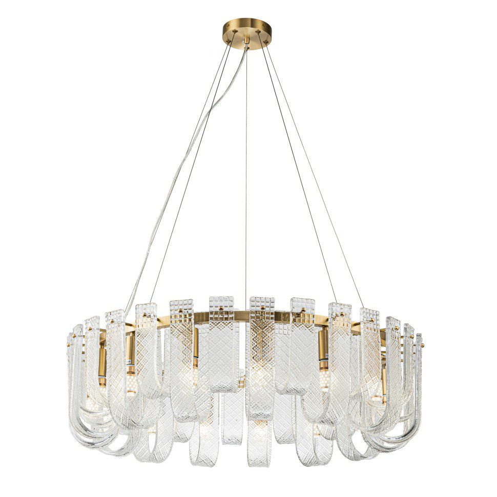 Подвесная люстра Belfast Severn 6601-800 BR CL Подвесная люстра Belfast Severn 6601-800 BR CL