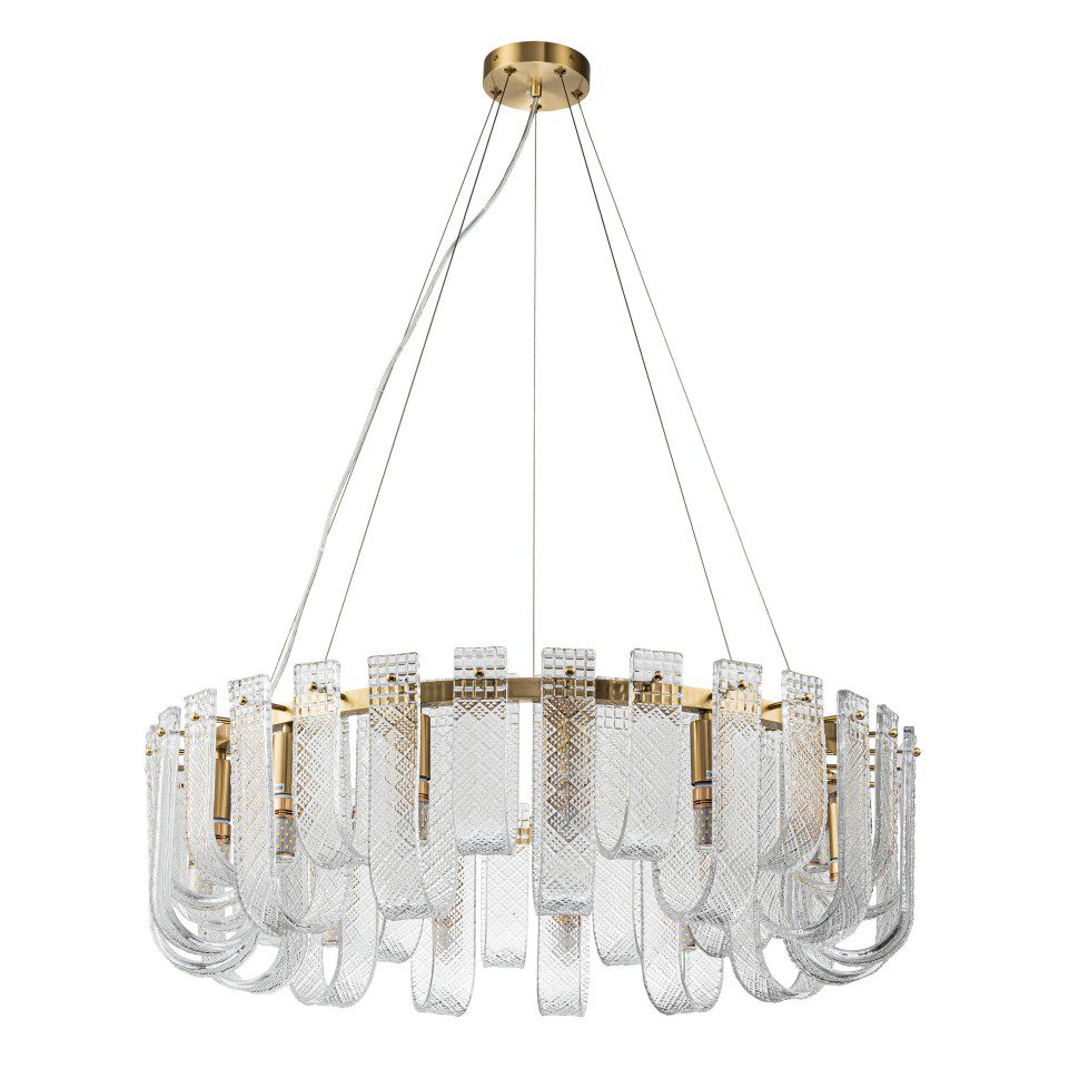 Подвесная люстра Belfast Severn 6601-800 BR CL Подвесная люстра Belfast Severn 6601-800 BR CL