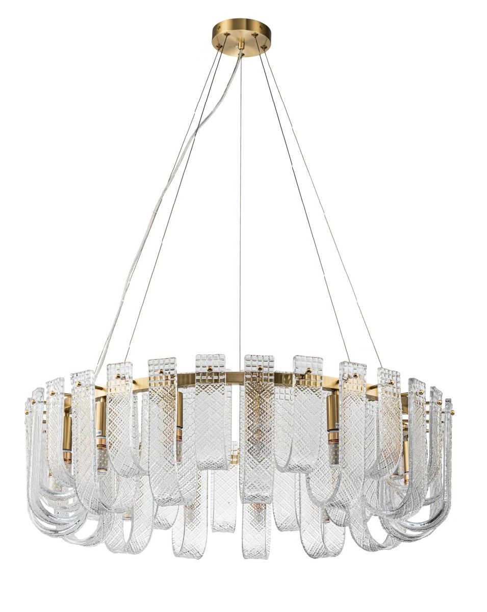 Подвесная люстра Belfast Severn 6601-800 BR CL Подвесная люстра Belfast Severn 6601-800 BR CL