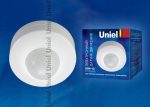 Датчик движения (02641) Uniel USN-10-180R-1200W-3LUX-12M-0,6-1,5m/s-BL