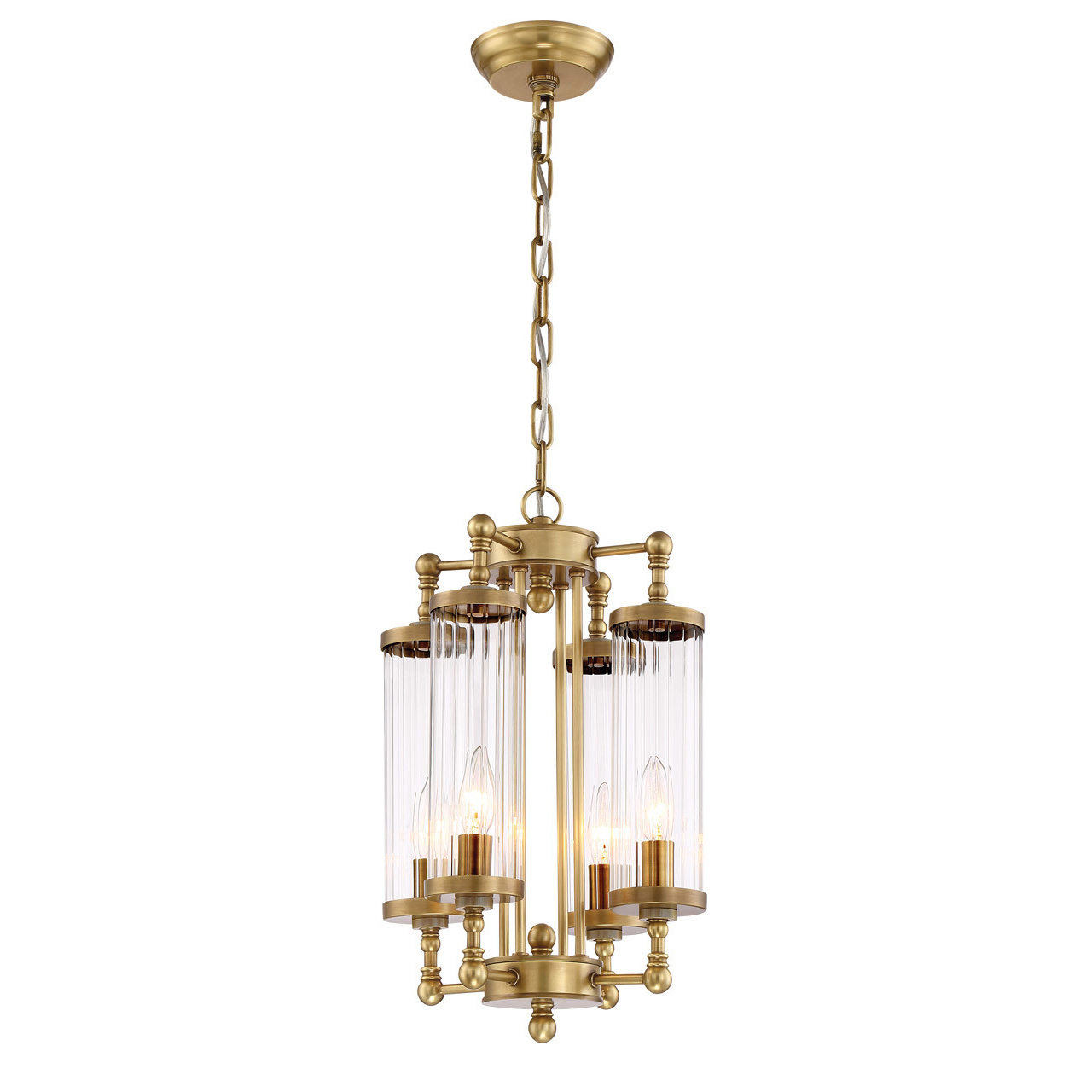 Подвесная люстра Delight Collection Regis BC404-4 brass Подвесная люстра Delight Collection Regis BC404-4 brass