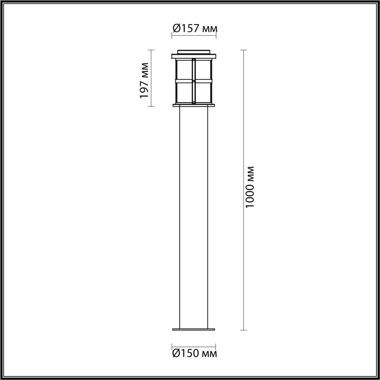 Уличный светильник Odeon Light Magus 4964/1F Уличный светильник Odeon Light Magus 4964/1F