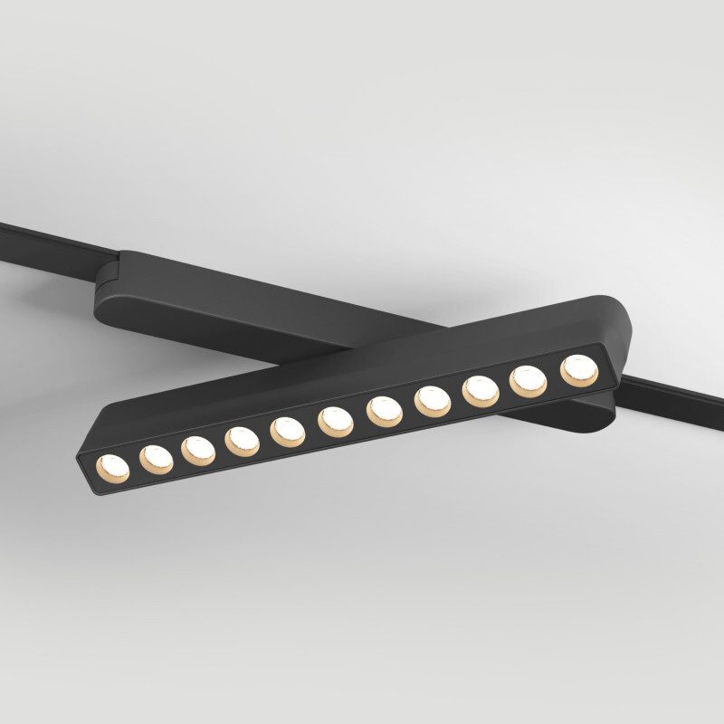 Трековый магнитный однофазный светильник Denkirs Air grill DK5338-BK Трековый магнитный однофазный светильник Denkirs Air grill DK5338-BK