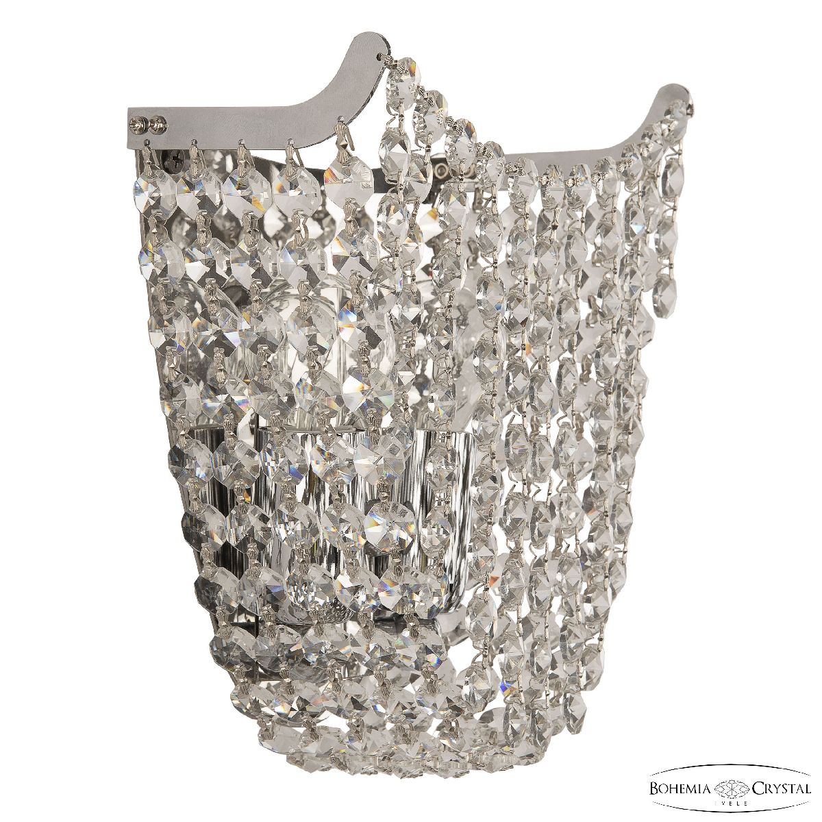 Настенный светильник Bohemia Ivele Crystal 778B/19 Ni Настенный светильник Bohemia Ivele Crystal 778B/19 Ni