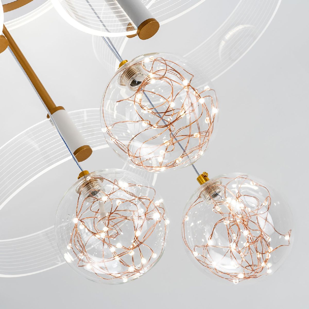 Потолочная люстра LED4U L1040-750 WT Потолочная люстра LED4U L1040-750 WT