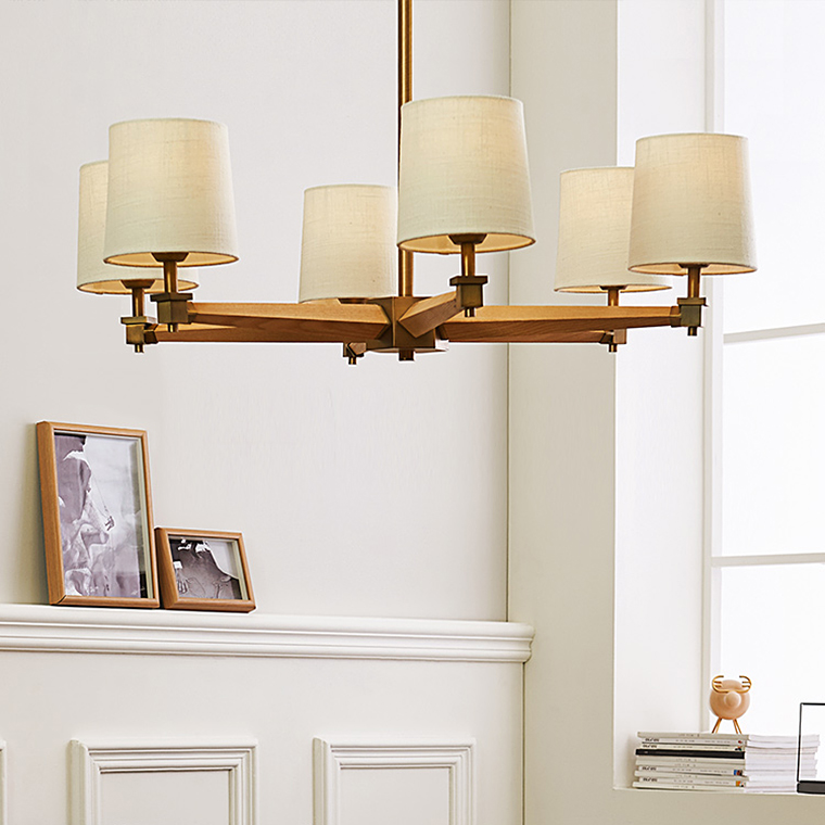 Люстра на штанге ImperiumLoft Stavra Jorgenson Beige/Light Wood 203573-26 Люстра на штанге ImperiumLoft Stavra Jorgenson Beige/Light Wood 203573-26
