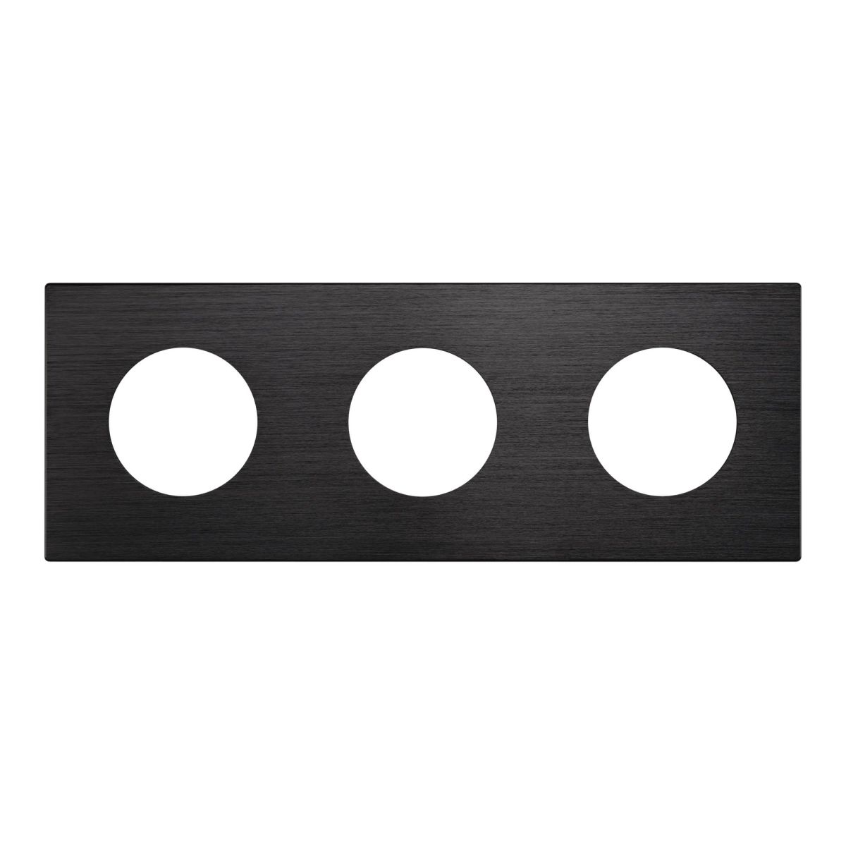 Рамка 3-местная алюминиевая Arlight FRM-PRESTO-ALR-3-BK 043872 Рамка 3-местная алюминиевая Arlight FRM-PRESTO-ALR-3-BK 043872