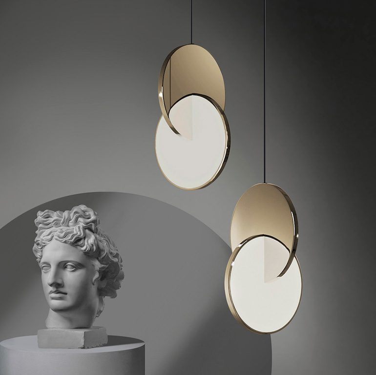 Подвесной светильник Delight Collection Eclipse 10305P gold Подвесной светильник Delight Collection Eclipse 10305P gold