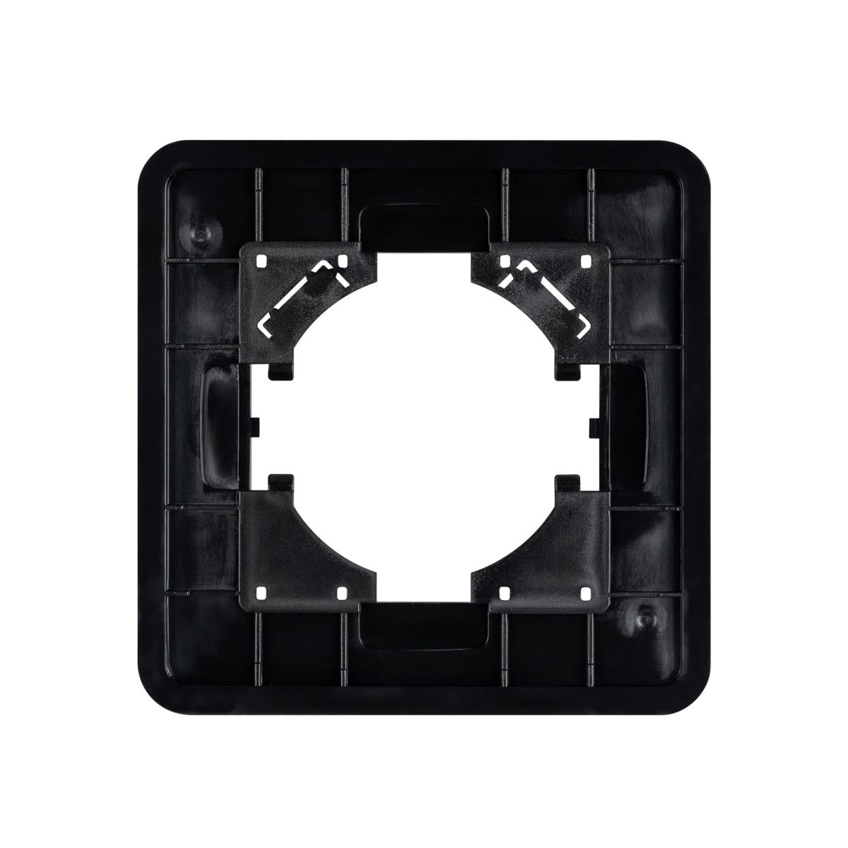 Рамка стеклянная на 1 пост Arlight FRM-OMALI-SFGS-1-BK 049676 Рамка стеклянная на 1 пост Arlight FRM-OMALI-SFGS-1-BK 049676