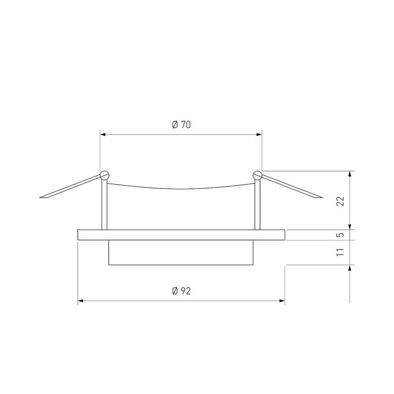 Встраиваемый светильник Elektrostandard 114 MR16 белый/черный 4690389168994