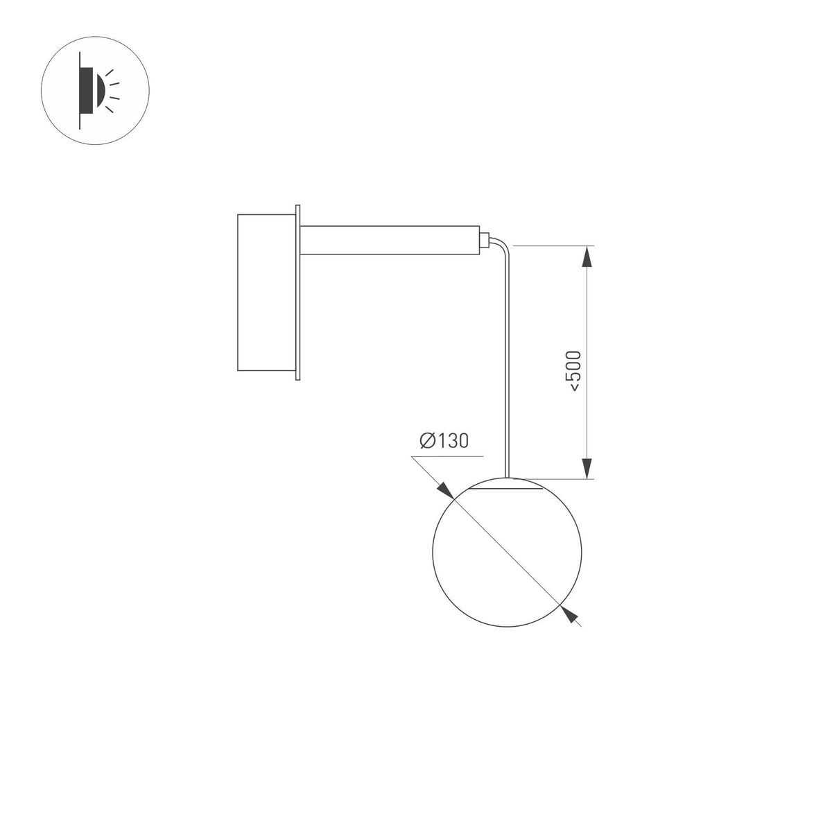 Бра Arlight SP-Beads-Wall-Hang-R130-6W Day4000 037065 Бра Arlight SP-Beads-Wall-Hang-R130-6W Day4000 037065