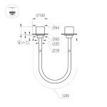 Подвесной светильник Arlight SP-TROPIC-BUILT-TRIMLESS-R18-L1200-18W Day4000 (BK, 360 deg, 230V) 043374