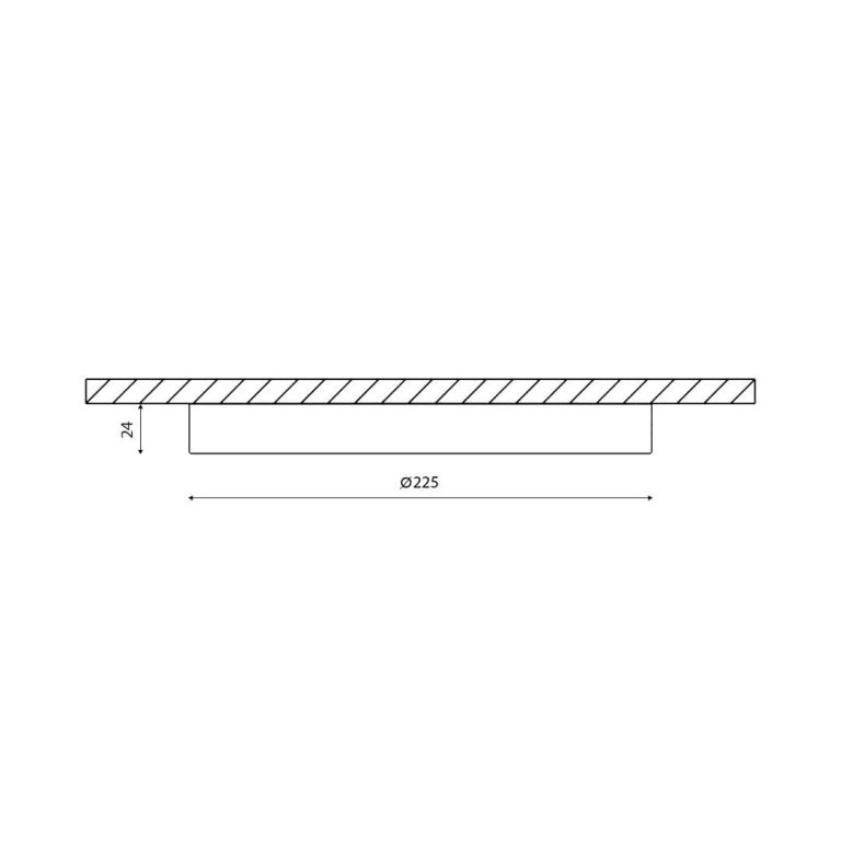 Накладной светильник DesignLed KH-R225-22-WW 007790