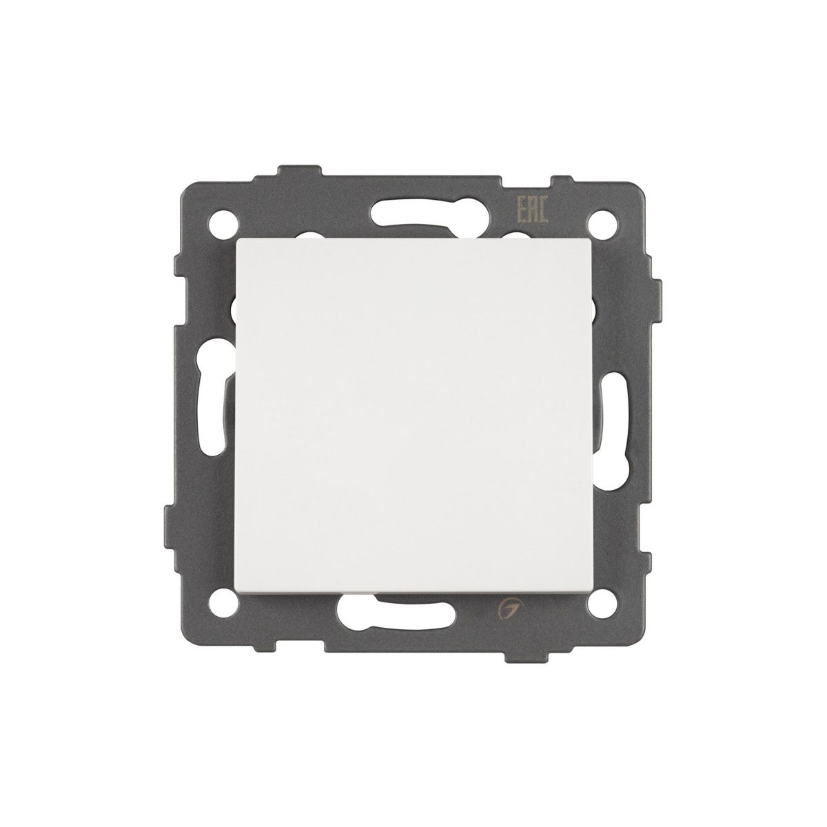 Механизм выключателя одноклавишный непроходной Arlight SWT-MK01-PL-WH-V (250V, 10A) 049867 Механизм выключателя одноклавишный непроходной Arlight SWT-MK01-PL-WH-V (250V, 10A) 049867