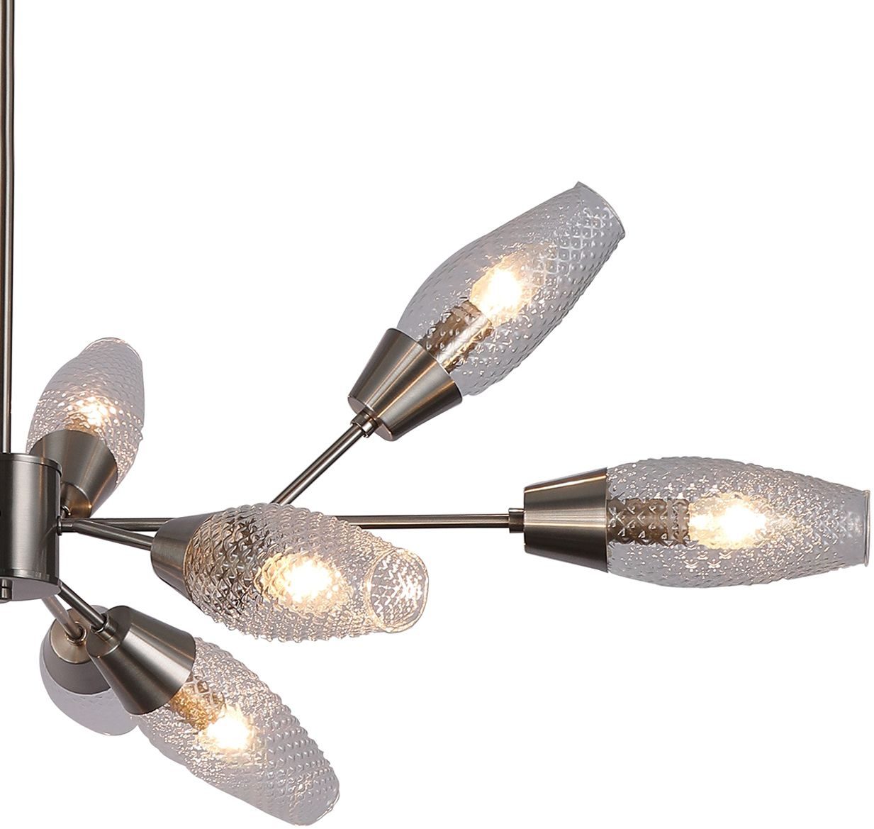 Люстра на штанге Escada Desire 10165/12PL Nickel Люстра на штанге Escada Desire 10165/12PL Nickel