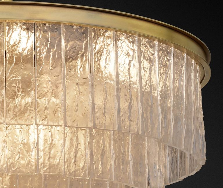 Подвесная люстра DeLight Collection Glace KG0998P-10R brass