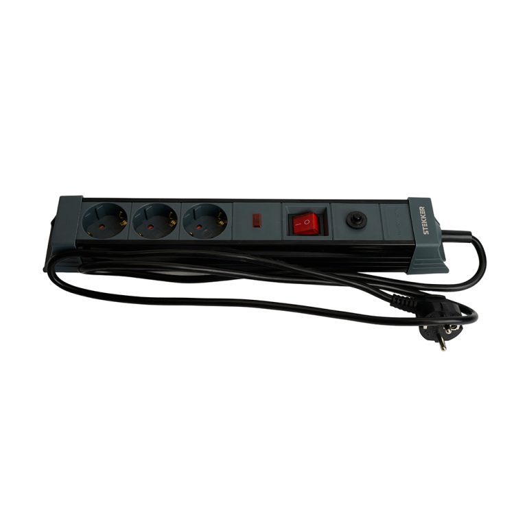 Сетевой фильтр 3-местный с/з Stekker Techno HM22-31-03 50154