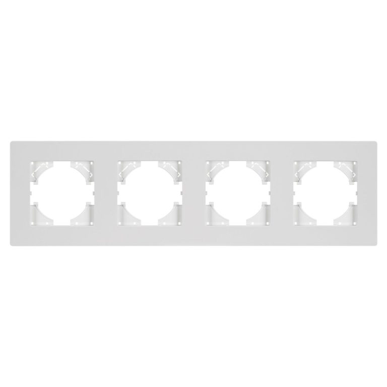 Рамка на 4 поста пластиковая Arlight FRM-PERIO-PL-4-WH 049758
